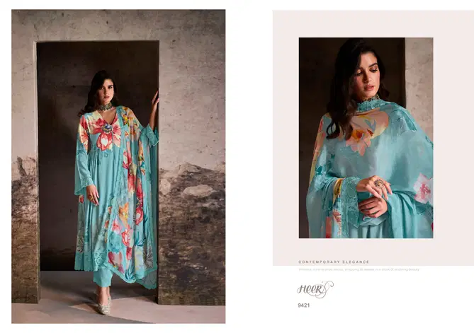 Nilofer By Kimora Heer Muslin Digital Printed Salwar Kameez Suppliers In Mumbai
